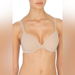 NATORI Women’s Pure Luxe Custom Coverage Contour Underwire Bra Sz 36G Comfort